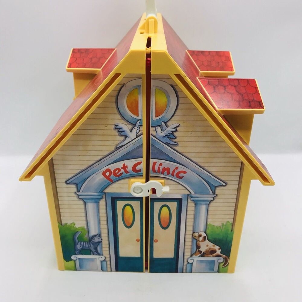 Vintage Playmobil Take Along  Pet /Veterinary Clinic House Only No Accessories